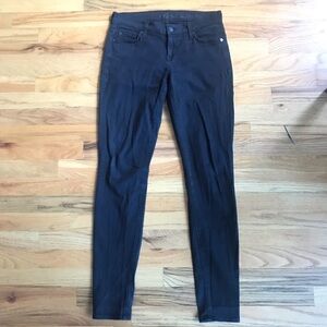 Seven for all Mankind Black The Skinny Jeans 26